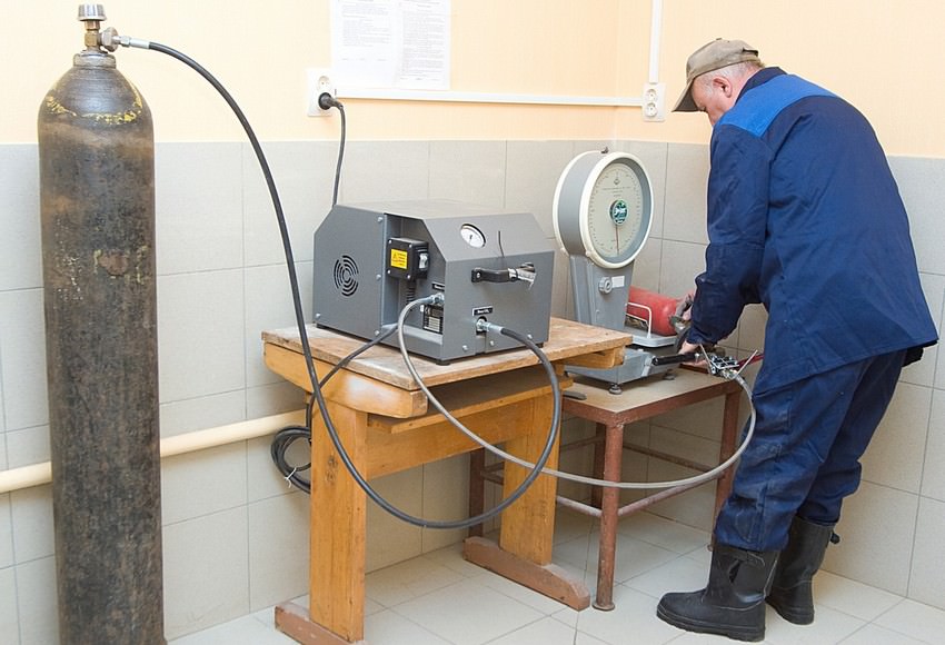 Перезарядка огнетушителей